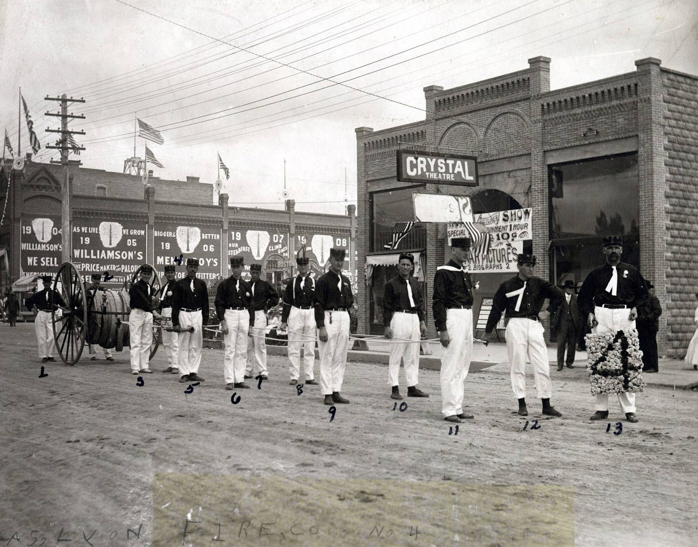 Moscow Fire Department Hose Co. No. 4.