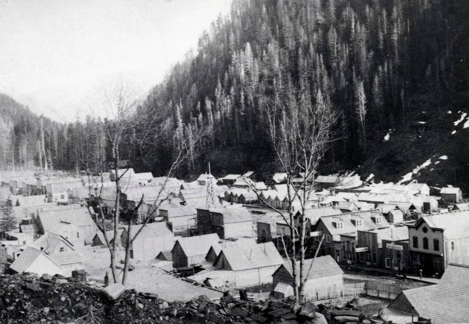 Panoramic view of Murray, Idaho.