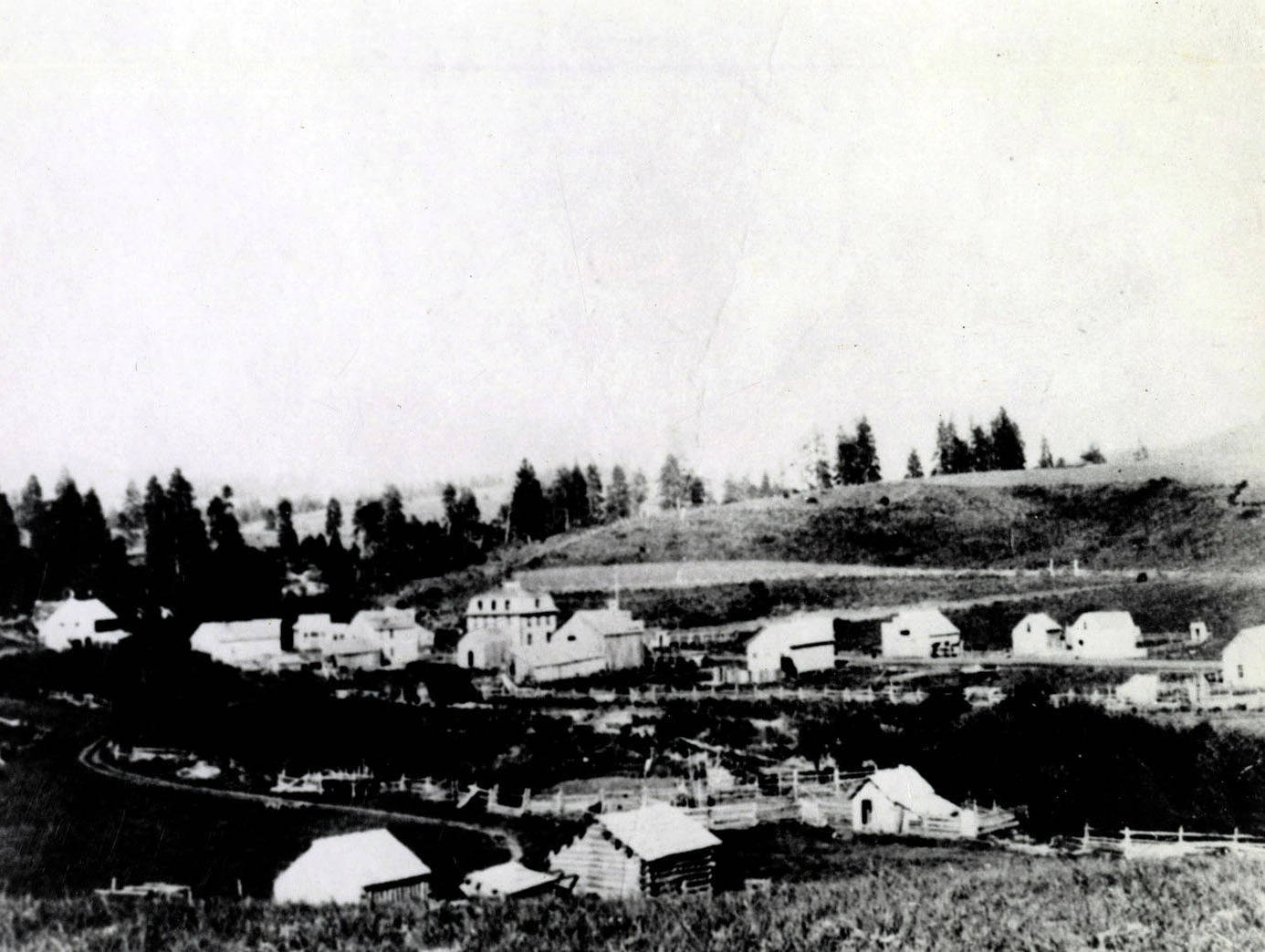 Panoramic view of Viola, Idaho.