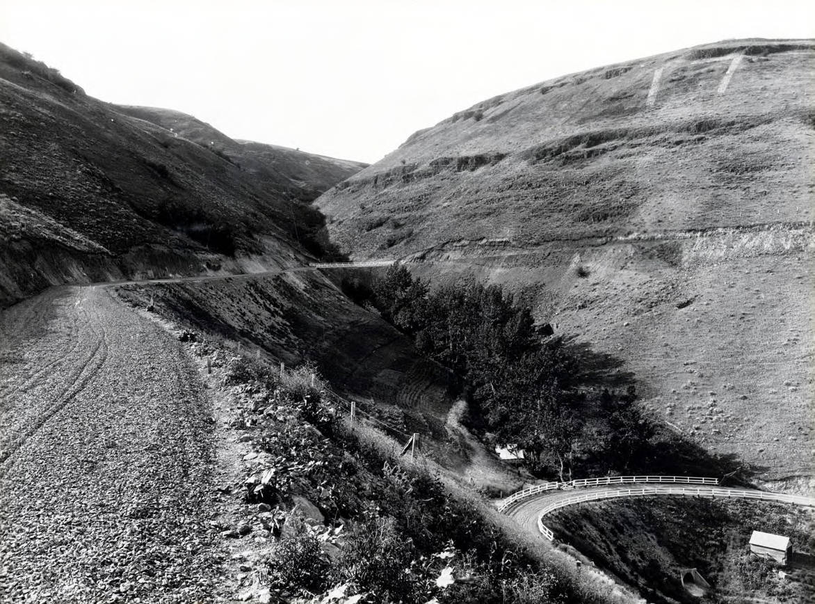Highway 95 on the Lewiston Hill.