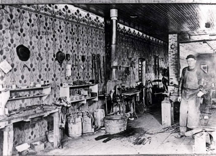 Lamb Bros. General Machinist and Blacksmithing. Harrison, Idaho.