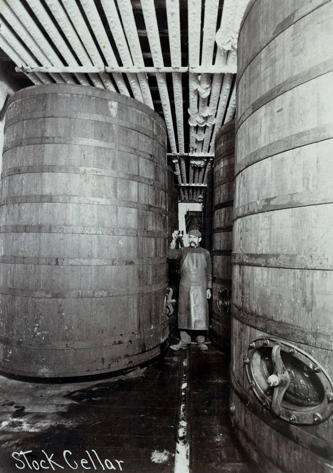 Stock cellar. C. Weisgerber Brewery. Lewiston, Idaho.