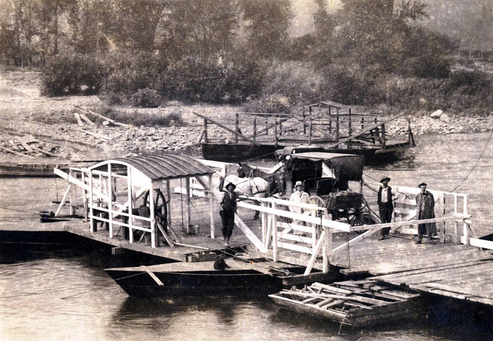 Peck Ferry. Peck, Idaho.