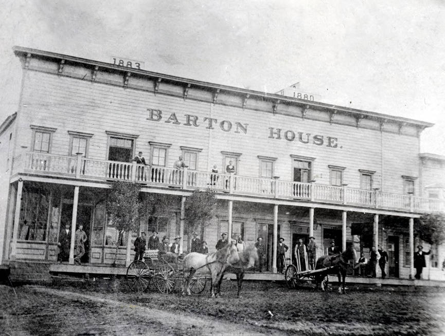 Barton House. Hotel on corner of Main Street and 4th Street. Moscow, Idaho.