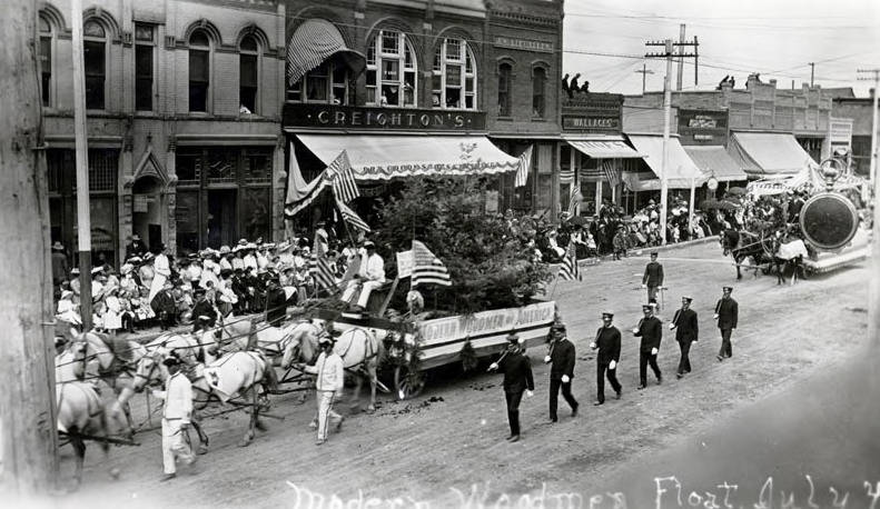 4th of July parade on Main Street. Moscow, Idaho.