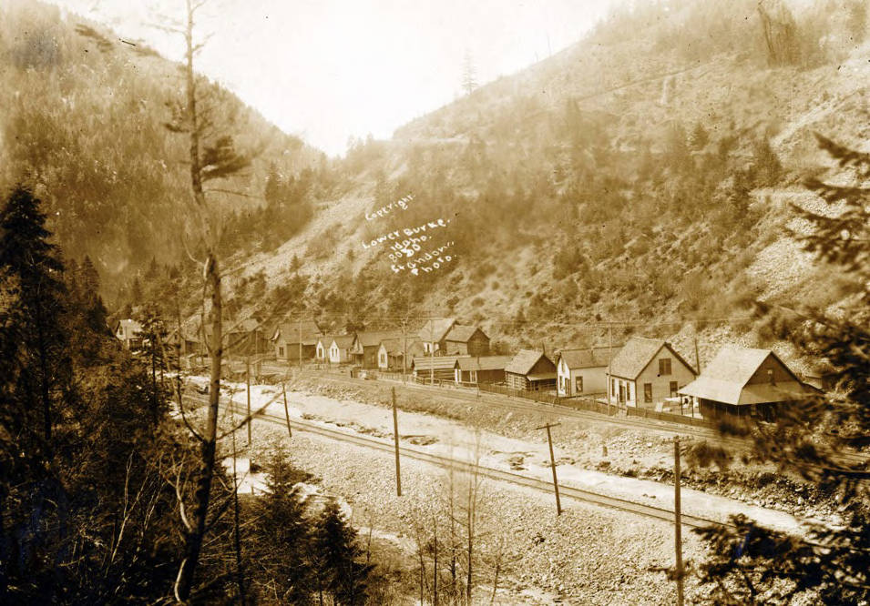 Lower end of Burke, Idaho.