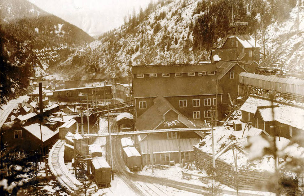 Old Tiger-Poorman Surface Plant. Burke, Idaho.