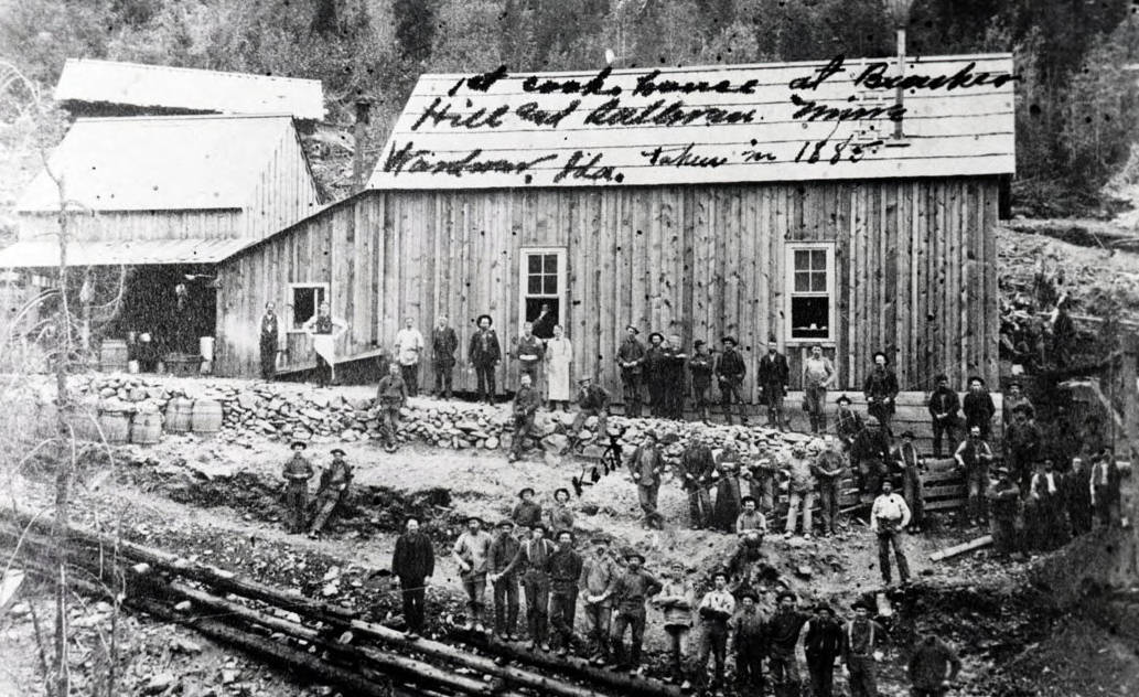 Cookhouse at Bunker Hill and Sullivan Mines. Wardner, Idaho.