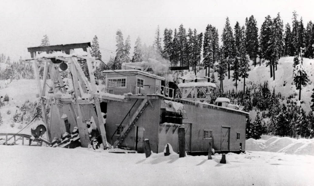 Risdon dredge. Operated by Boston and Gold Dredging Company near Idaho City.