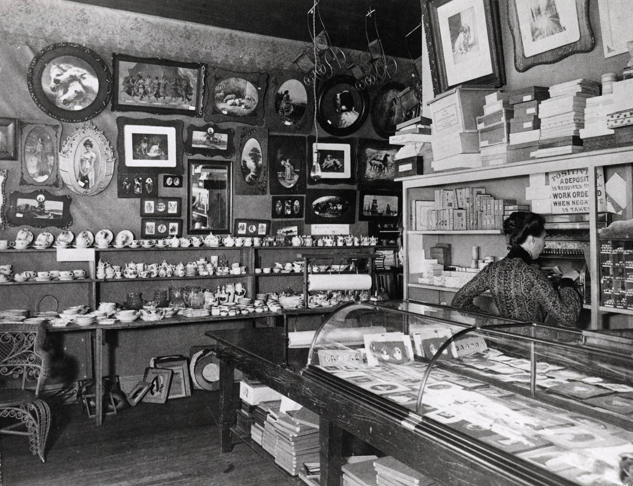 Interior of Barnard Studio. Wallace, Idaho.