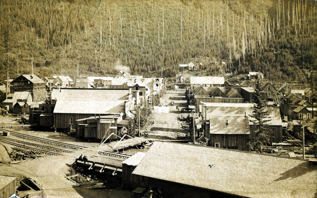 6th Street, looking south. Wallace, Idaho.