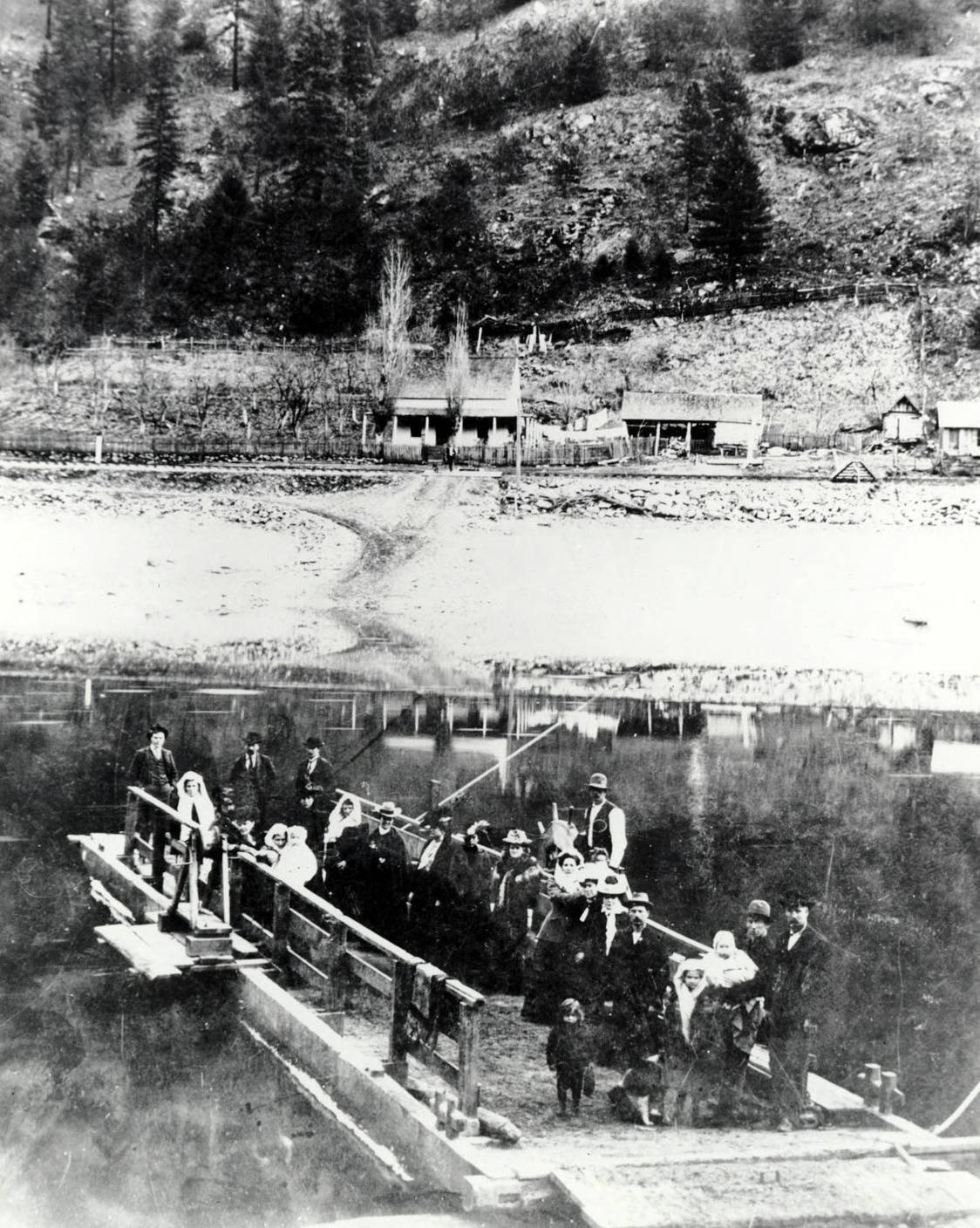 Greer Ferry run by Jack Greer. Greer, Idaho.